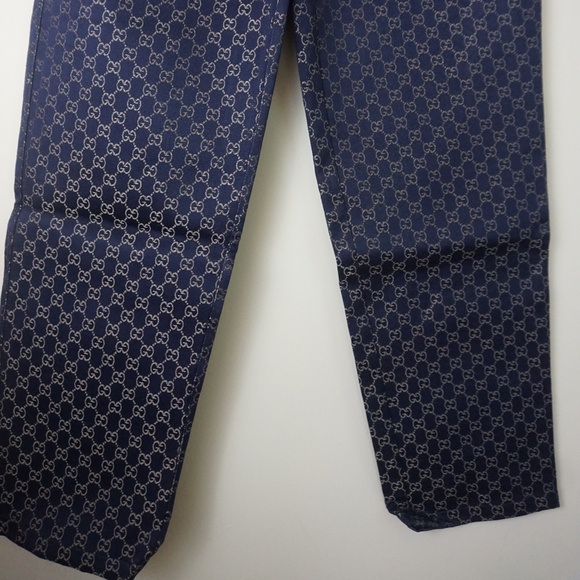 Bravest Studios Jacquard Bones Men's  Pants 34/32 In Navy NWTags - Picture 5 of 7